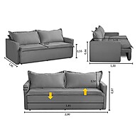 Sofá Retrátil e Reclinável 2m: Conforto Suede! - imagem 2