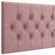 Cabeceira Capitonê para Cama Box Casal Queen 1,60m - Design Rose em Suede - imagem 5