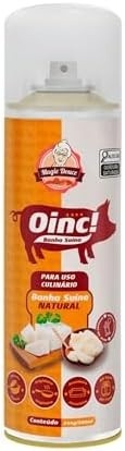 MAGIE DOUCE - Banha Suína em Spray 244g/300ml OINC! - Sem Gluten, 100% Natural - imagem 1