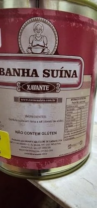 Banha Suina Xavante 800 grs gordura de porco - imagem 2