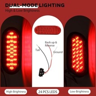 Luzes Traseiras LED NEW SUN 15cm: Segurança e Estilo para seu Caminhão e Trailer - imagem 4