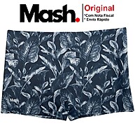 Sunga Boxer Floral com Proteção FPS 50+ - Conforto e Estilo na Praia - imagem 1