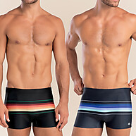 Sunga Boxer Hang Loose Listrada com FPS 50 – Conforto e Estilo na Praia - imagem 1