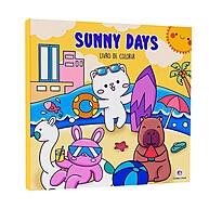 Sunny Days | Livro de Colorir – Diversão e Criatividade - imagem 1