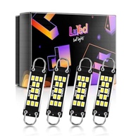 LUYED LED Super Brilhante 44mm: Iluminação Xenon Branca para seu Carro (Pacote com 4) - imagem 2