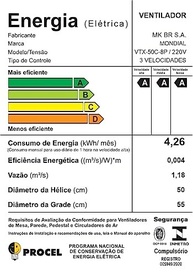 Ventilador Coluna Mondial 50cm Super Turbo 8 Pás 150W - Potência e Conforto Silencioso - imagem 4