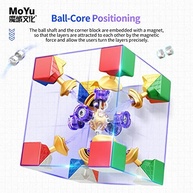 CuberShop Moyu Super RS3M 2022 3x3 - Cubo Mágico Profissional com Tecnologia Ball-Core e MagLev - imagem 4