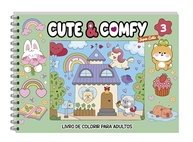 Livro de Colorir Adulto Cute & Comfy Super Extra Edição 03: Relaxamento e Criatividade com Capa Holográfica - imagem 2