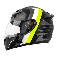 Capacete Mixs MX5 Super Speed Fosco Cinza/Amarelo - Segurança e Estilo para Sua Aventura - imagem 1