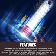 Luz de Porta LED Super Brilhante para Chevrolet/GMC (2 Peças) - Iluminação Premium - imagem 5