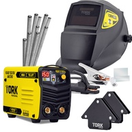 Super Inversor de Solda 150A Bivolt: Kit Completo com Máscara e Acessórios - imagem 1