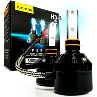 Super Led H3 8000K: Iluminação Automotiva Potente - imagem 1