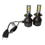 Kit Lâmpada Super LED H7 C6 2D: Iluminação Potente 72W 6000K para Seu Carro - imagem 4