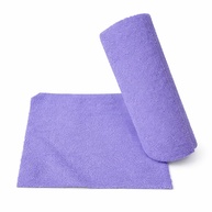 Rolo com 20 Panos de Limpeza em Microfibra 25x25cm - Super Absorvente, Reutilizável e Prático (Roxo) - imagem 1