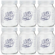 Pote de Vidro para Leite Materno Super Mamãe 200ml - 6 Unidades | Seguro, Livre de BPA e Ideal para Congelamento - imagem 1
