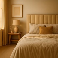 Cabeceiras Estofada Modular para Cama Casal King e Super King - Painel 2,00m x 60cm com Módulos Adesivos Cinza - imagem 2