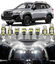 Kit LED Interior Subaru Forester 2019-2024: Iluminação Super Brilhante 6000K - 6 Peças - imagem 2