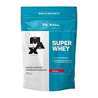 Super Whey Max Titanium Morango 900g: Proteína de Qualidade - imagem 1