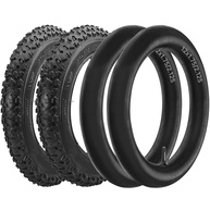 Conjunto 2 Pneus e Câmaras 12 1/2x2 1/4 para Scooters Elétricas - Durabilidade e Aderência Superior - imagem 1