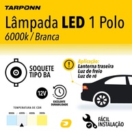 Lâmpada LED Ba15S 22 LEDs: Iluminação Automotiva Superior - imagem 2