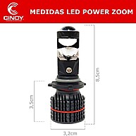 Lâmpada LED Zoom: Iluminação Automotiva Superior - imagem 2