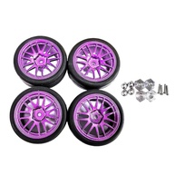 Kit 4 Rodas e Pneus RC 1/10: Tração Superior e Durabilidade para seu Crawler - imagem 1