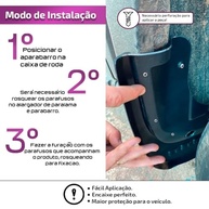 Par de Aparabarro Traseiro S10 2012-2023: Proteção Superior e Design Esportivo - imagem 3