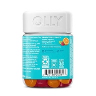 OLLY Gomas Chillax infantis, L-teanina, magnésio, erva-cidreira, suplemento mastigável, sabor sorvete com outro sabor natural - 50 unidades - imagem 5