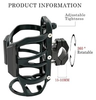 Suporte de Copo Premium CNC para Honda ADV 150/160/350/750 2023 - Preto - imagem 4