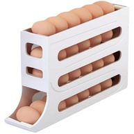 GeRRiT Suporte para Ovos com Dispensador Automático 4 Camadas - Até 28 Ovos, Economia de Espaço na Geladeira - imagem 1
