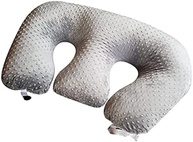 Travesseiro de Amamentação Multifuncional para Gêmeos - Suporte Ergonômico em Tecido de Algodão Lavável - imagem 1