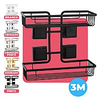 Suporte Banheiro 3M: Organize com Estilo! - imagem 1