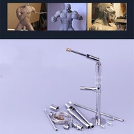 Suporte para Escultura em Argila - Base Ajustável para Modelagem e Artesanato - imagem 4