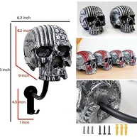 Suporte de Capacete Caveira Premium: Organize e Exiba seu Equipamento com Estilo! - imagem 3
