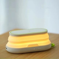 Suporte Celular 3 em 1: Luz Noturna, Carregador Wireless - imagem 1