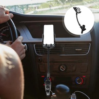 Suporte Celular Carro USB Duplo: Anti-Risco e Firme - imagem 1