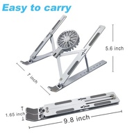 Suporte Ergonômico Portátil para Laptop com Ventilação - Alumínio Resistente para MacBook, Dell, Lenovo e Outros - imagem 3