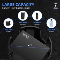 Expansor de Copo de Carro DYLEN: Otimize seu Espaço com Suporte para Garrafas Grandes e Celular! - imagem 4