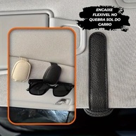 Porta Óculos Veicular Premium em Couro com Suporte Magnético - Organize Seu Carro com Estilo! - imagem 4