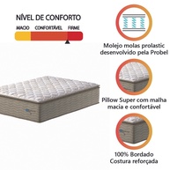 Colchão Casal Probel Guarda Costas Max: Conforto e Suporte - imagem 2