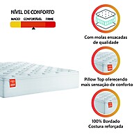 Colchão Casal Inducol Real: Conforto e Suporte! - imagem 2