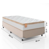 Cama Box Solteiro Real: Conforto e Suporte! - imagem 2