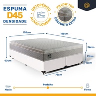 Cama Box Queen Strong: Conforto e Suporte! - imagem 2
