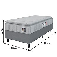 Cama Box Solteiro Vangogh: Conforto e Suporte! - imagem 2