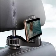 Suporte Universal para Celular e Gancho para Sacola no Banco Traseiro - Karbox Prata - imagem 4