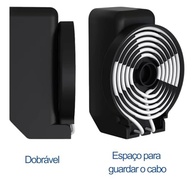 Suporte de Tomada Inteligente para Alexa Echo Dot 4ª e 5ª Geração - Preto | Organização e Design - imagem 4