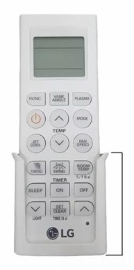 Suporte de Parede para Controle Ar Condicionado LG Dual Inverter 3D Branco - imagem 2