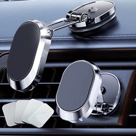 Suporte Magnético 720° Carro: Celular Seguro e Visão Livre - imagem 1