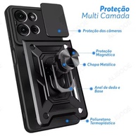 Capa Armor Militar Moto G75: Proteção Anti Impacto com Suporte Magnético - imagem 4
