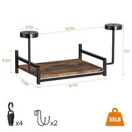 Organize Sua Garagem: Suporte de Parede OYEAL para Capacetes e Acessórios de Moto - imagem 4